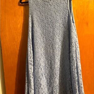 Altar'd State Blue Lace Maxi Skirt